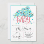 Afdrukbare Sprinkle Shower Mom-to-be Baby shower Kaart (Voorkant)