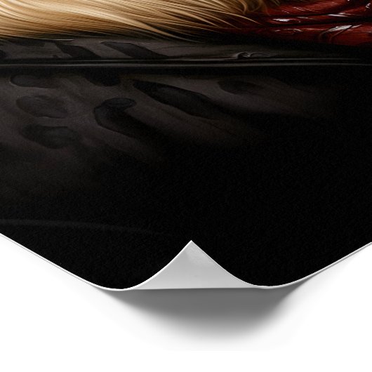 Afdrukbare Steampunk Golden Retriever Pet 138 Poster (Hoek)