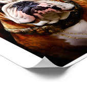Afdrukbare Steampunk Regal British Bulldog 111 Poster (Hoek)