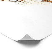 Afdrukbare Steampunk Tiger Metallic Cogs Wielen 13 Poster (Hoek)