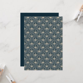 Afdrukbare ster van Wonder Mandala Art Deco Fans Kaart