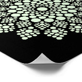 Afdrukbare stip Uw eigen Mandala Sjabloon Poster (Hoek)