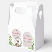 Afdrukbare Sweet Baby Deer Wildflowers Forest Vibe Bedankdoosjes (Geopend)