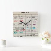 Afdrukbare tapewisselaar Kaarten Acrylwandklok Vierkante Klok (Huis)