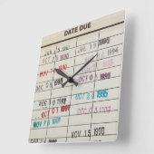 Afdrukbare tapewisselaar Kaarten Acrylwandklok Vierkante Klok (Hoek)