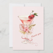 Afdrukbare Tropische Bruidsdouche Sjabloon Kaart (Achterkant)