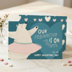 Afdrukbare Valentijnkaart voor Kinderen   Ijsbeer Kaart