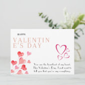 Afdrukbare Valentijnsdagkaart voor Digitale Downlo Feestdagenkaart (Staand voorkant)