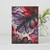 Afdrukbare Vampier Bloed Halloween Alcohol Inkt Kaart (Staand voorkant)