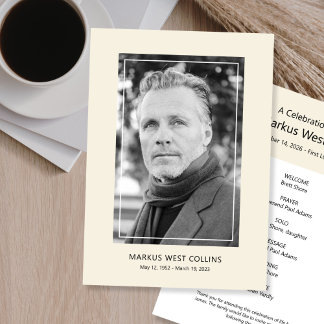 Afdrukbare Viering van het Leven Volledige Foto Kaart