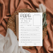 Afdrukbare vulling in de lege vaders dag Kaart