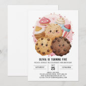 Afdrukbare Waterverf Snoep Cookies Verjaardag Kaart (Voorkant / Achterkant)