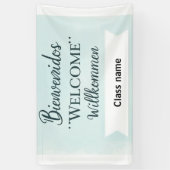 Afdrukbare welkomstbanner met klassennaam spandoek (Verticaal)
