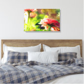 Afdrukbare Wildflower Field Landschap Olieverfschi Canvas Afdruk (Insitu (Slaapkamer))