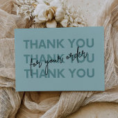 Afdrukbare zakelijke bedankkaart