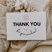 Afdrukbare zakelijke bedankkaart