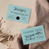 Afdrukbare zakelijke bedankkaart