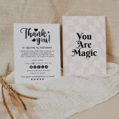 Afdrukbare zakelijke bedankkaart