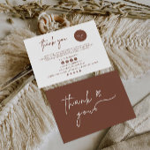 Afdrukbare zakelijke bedankkaart