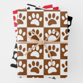 Afdrukcontrolkerbord voor Cartoon bevestigen Inpakpapier Vel (In situ)