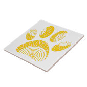 Afdrukdecoratief ontwerp voor zonnebloempatroon tegeltje (Zijkant)