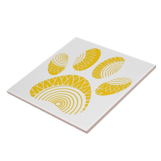 Afdrukdecoratief ontwerp voor zonnebloempatroon tegeltje (Zijkant)