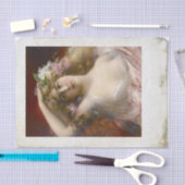 Afdrukfoto van Victoriaans dame Tissuepapier (Craft)