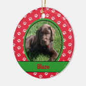 Afdrukfoto's op maat van pop-uppagina's keramisch ornament (Links)