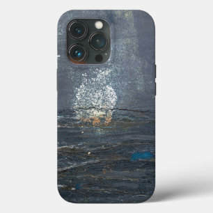 Afdrukgevoelige grijs en blauw Abstract Case-Mate iPhone Case