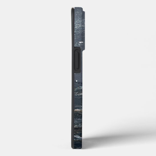 Afdrukgevoelige grijs en blauw Abstract Case-Mate iPhone Case (Achterkant / Rechts)