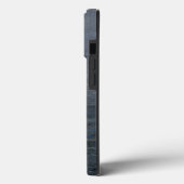 Afdrukgevoelige grijs en blauw Abstract Case-Mate iPhone Case (Achterkant / Links)