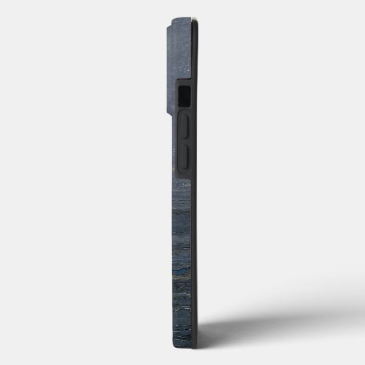 Afdrukgevoelige grijs en blauw Abstract Case-Mate iPhone Case (Achterkant / Links)