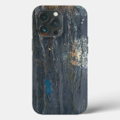 Afdrukgevoelige grijs en blauw Abstract Case-Mate iPhone Case (Achterkant)