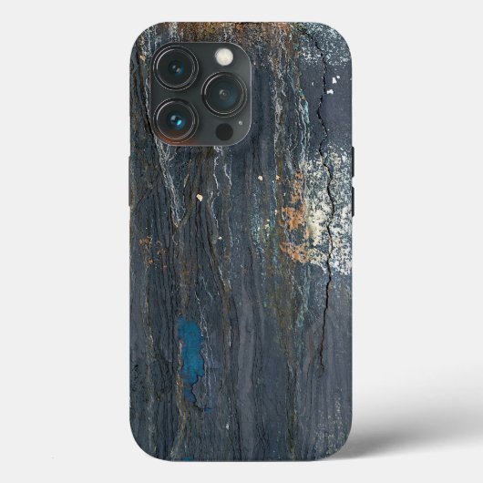 Afdrukgevoelige grijs en blauw Abstract Case-Mate iPhone Case (Achterkant)