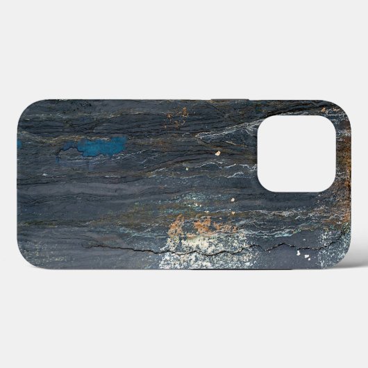 Afdrukgevoelige grijs en blauw Abstract Case-Mate iPhone Case (Achterkant (horizontaal))