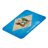 Afdrukgevoelige markering Delaware Magneet (Linkerzijde)