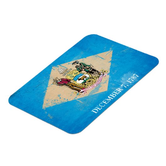 Afdrukgevoelige markering Delaware Magneet (Linkerzijde)