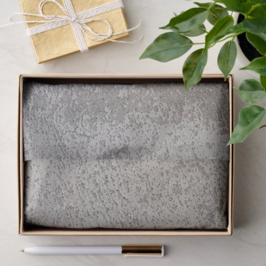 Afdrukglas Weathered Light Grey Texture DIY Tissuepapier (Geschenk)
