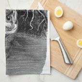 Afdrukhanddoeken met natuurlijke geschiedenis theedoek (Quarter Fold)