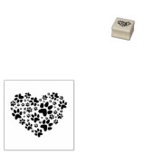 Afdrukhart plakken rubberstempel (Gestempeld)