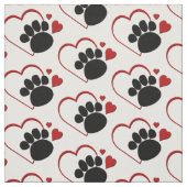 Afdrukharten plakken stof (Swatch)