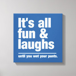 Afdrukken aangepaste kleurencanvas voor VUN & LAUG