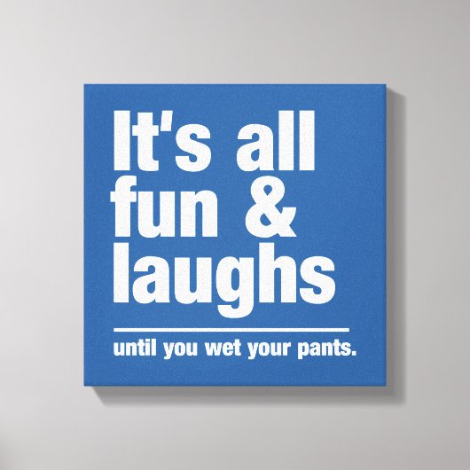 Afdrukken aangepaste kleurencanvas voor VUN & LAUG (Voorkant)