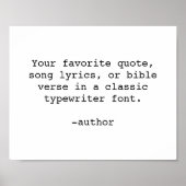 Afdrukken aangepaste offerte/aangepaste prijsopgav poster (Voorkant)