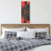 Afdrukken abstract rood groen patroon (Insitu (Slaapkamer))
