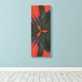 Afdrukken abstract rood groen patroon (Insitu (Houten vloer))