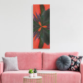 Afdrukken abstract rood groen patroon (Insitu (Woonkamer))