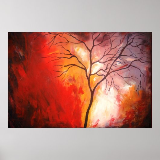 Afdrukken abstracte structuur canvas schilderen poster (Voorkant)