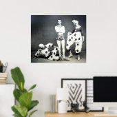 Afdrukken Acrobat en Clowns Poster (Thuiskantoor)