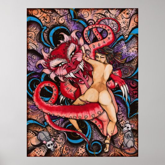 AFDRUKKEN "Addict"-reeks Poster (Voorkant)